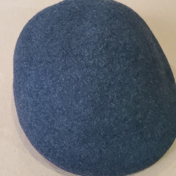 Scala Other - SCALA Vintage Cuffley classic wool felt newsboy gray